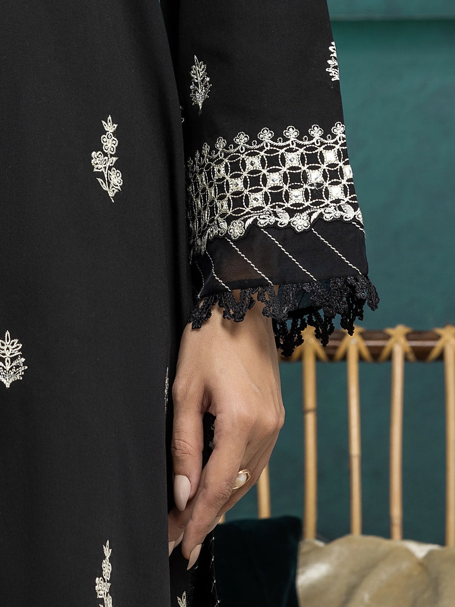 edenrobe Premium Festive Unstitched Cambric 3Pc Suit EWU5V2-31025