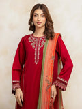 edenrobe Premium Festive Unstitched Cambric 3Pc Suit EWU5V2-31030
