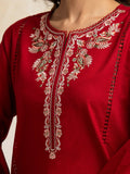 edenrobe Premium Festive Unstitched Cambric 3Pc Suit EWU5V2-31030