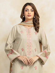 edenrobe Premium Festive Unstitched Cambric 3Pc Suit EWU5V2-31032