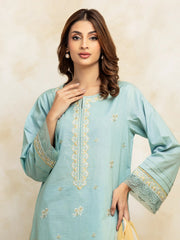 edenrobe Premium Festive Unstitched Cambric 3Pc Suit EWU5V2-31034