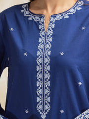 edenrobe Premium Festive Unstitched Cambric 3Pc Suit EWU5V2-31038