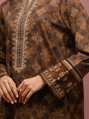 edenrobe Premium Festive Unstitched Cambric 3Pc Suit EWU5V2-31040