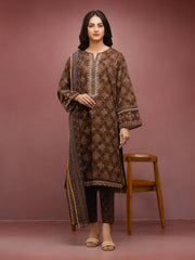 edenrobe Premium Festive Unstitched Cambric 3Pc Suit EWU5V2-31040