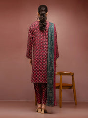 edenrobe Premium Festive Unstitched Cambric 3Pc Suit EWU5V2-31041
