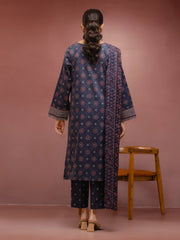 edenrobe Premium Festive Unstitched Cambric 3Pc Suit EWU5V2-31043