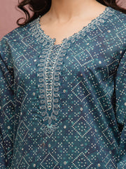 edenrobe Premium Festive Unstitched Cambric 3Pc Suit EWU5V2-31047
