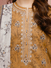 edenrobe Premium Festive Unstitched Cambric 3Pc Suit EWU5V2-31050