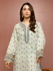 edenrobe Premium Festive Unstitched Cambric 3Pc Suit EWU5V2-31052