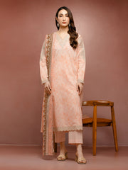 edenrobe Premium Festive Unstitched Cambric 3Pc Suit EWU5V2-31053