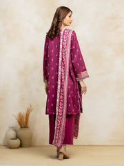 edenrobe Premium Festive Unstitched Cambric 3Pc Suit EWU5V2-31054