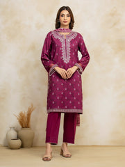 edenrobe Premium Festive Unstitched Cambric 3Pc Suit EWU5V2-31054