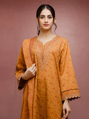 edenrobe Premium Festive Unstitched Cambric 3Pc Suit EWU5V2-31056