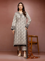 edenrobe Premium Festive Unstitched Cambric 3Pc Suit EWU5V2-31076