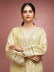 edenrobe Premium Festive Unstitched Cambric 3Pc Suit EWU5V2-31079