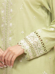 edenrobe Premium Festive Unstitched Cambric 3Pc Suit EWU5V2-31600