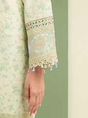 edenrobe Premium Festive Unstitched Cambric 3Pc Suit EWU5V2-31800