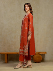 edenrobe Premium Festive Unstitched Cambric 3Pc Suit EWU5V2-31801