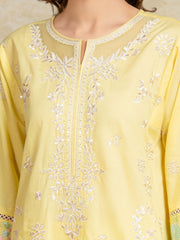 edenrobe Premium Festive Unstitched Cambric 3Pc Suit EWU5V2-31802