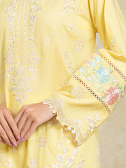 edenrobe Premium Festive Unstitched Cambric 3Pc Suit EWU5V2-31802