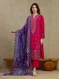edenrobe Premium Festive Unstitched Cambric 3Pc Suit EWU5V2-31804