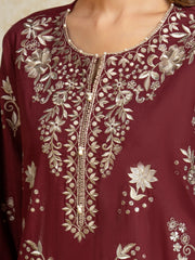 edenrobe Premium Festive Unstitched Cambric 3Pc Suit EWU5V2-31807