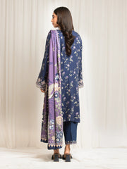 edenrobe Premium Embroidered Viscose Unstitched 3Pc Suit EWU5V20-32083