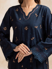 edenrobe Premium Festive Unstitched Jacquard 3Pc Suit EWU5V3-31151
