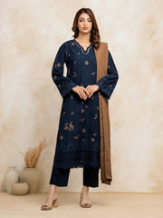 edenrobe Premium Festive Unstitched Jacquard 3Pc Suit EWU5V3-31151