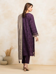 edenrobe Premium Festive Unstitched Jacquard 3Pc Suit EWU5V3-31152