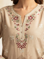 edenrobe Premium Festive Unstitched Jacquard 3Pc Suit EWU5V3-31153