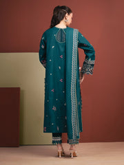 edenrobe Premium Festive Unstitched Jacquard 3Pc Suit EWU5V3-31155
