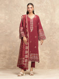 edenrobe Premium Festive Unstitched Jacquard 3Pc Suit EWU5V3-31851