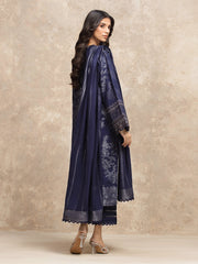 edenrobe Premium Festive Unstitched Jacquard 3Pc Suit EWU5V3-31852