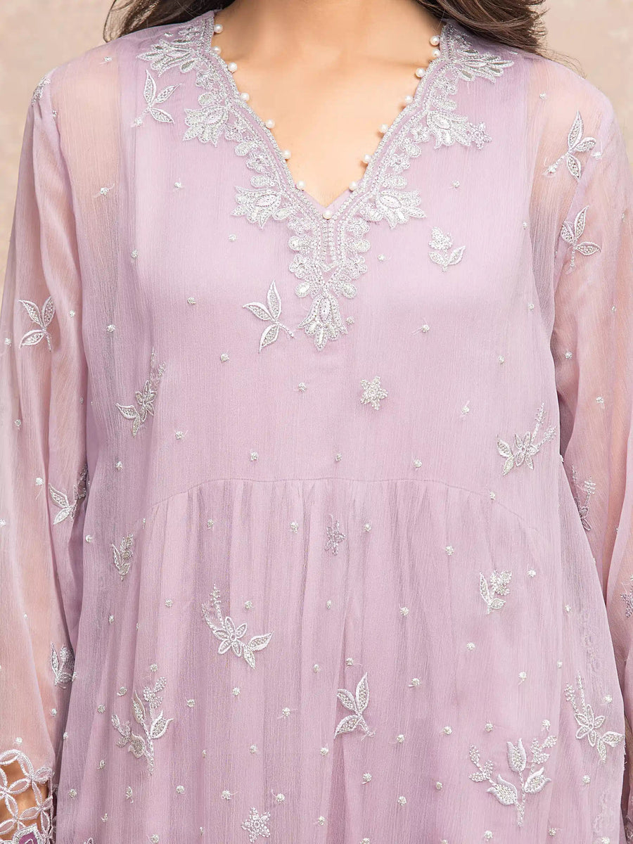 edenrobe Premium Festive Unstitched Chiffon 3Pc Suit EWU5V5-31300