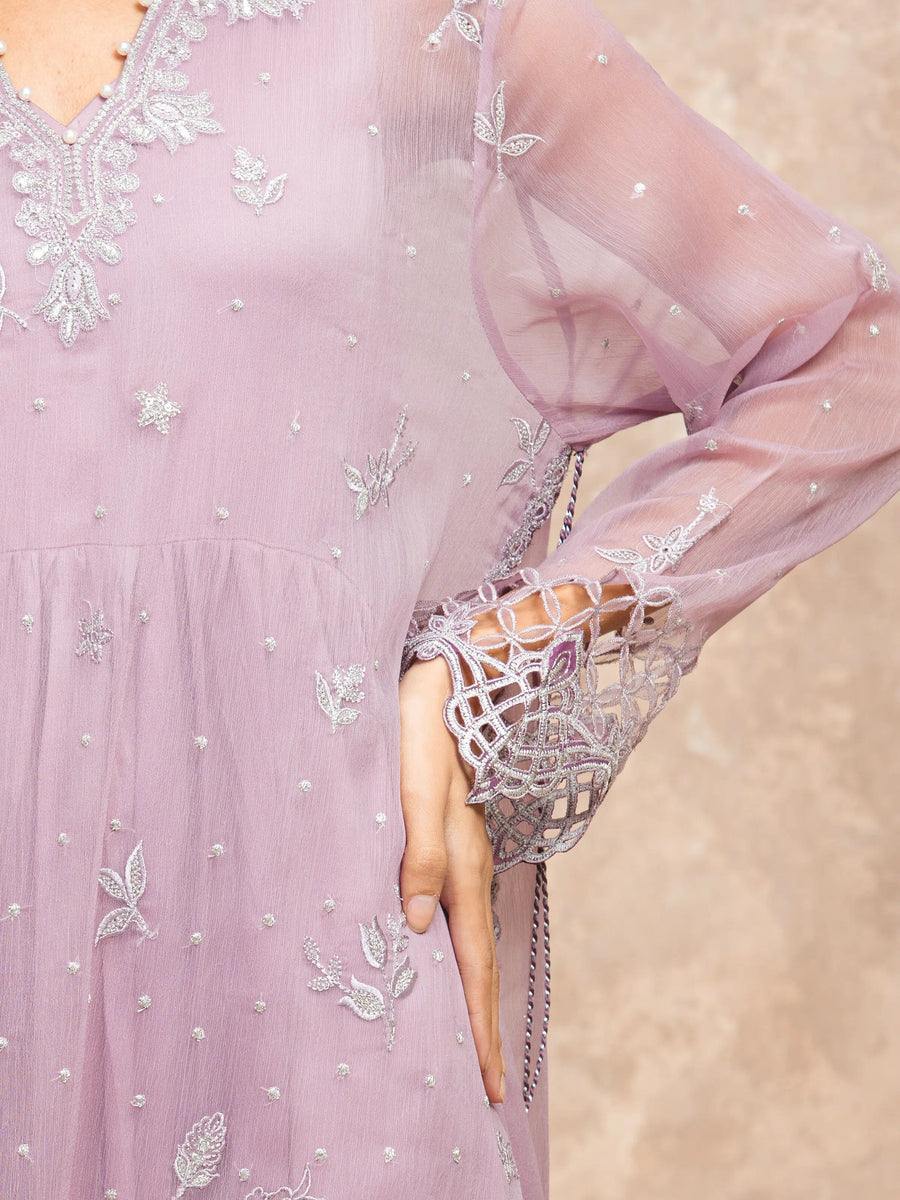 edenrobe Premium Festive Unstitched Chiffon 3Pc Suit EWU5V5-31300
