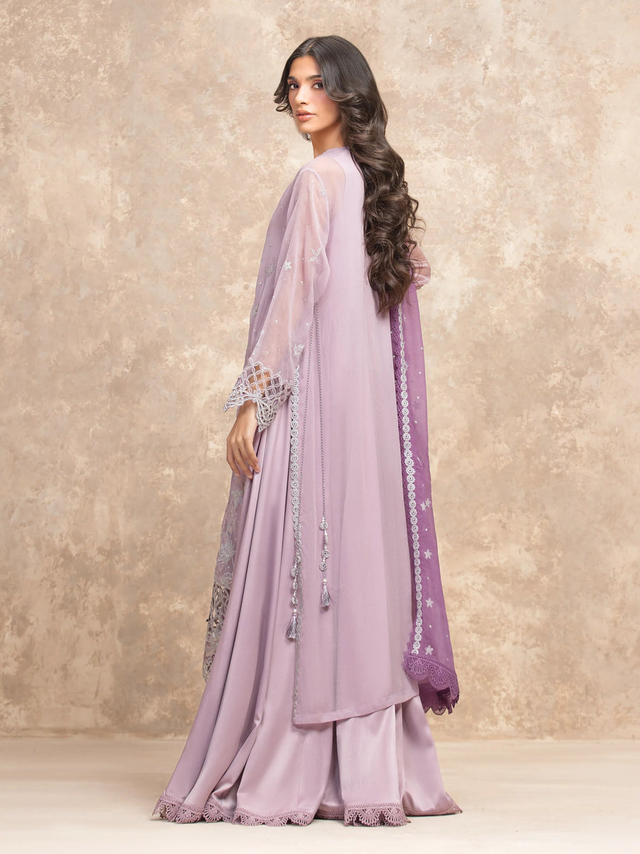 edenrobe Premium Festive Unstitched Chiffon 3Pc Suit EWU5V5-31300