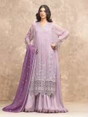 edenrobe Premium Festive Unstitched Chiffon 3Pc Suit EWU5V5-31300