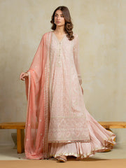 edenrobe Premium Festive Unstitched Chiffon 3Pc Suit EWU5V5-31302