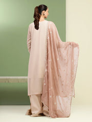 edenrobe Premium Festive Unstitched Chiffon 3Pc Suit EWU5V5-31305
