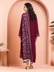 edenrobe Premium Embroidered Dobby Unstitched 3Pc Suit EWU5V7-30262