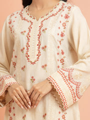edenrobe Premium Embroidered Dobby Unstitched 3Pc Suit EWU5V7-30263
