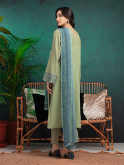 edenrobe Premium Festive Unstitched Dobby 3Pc Suit EWU5V7-30266