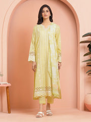 edenrobe Premium Embroidered Dobby Unstitched 3Pc Suit EWU5V7-30267
