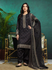 edenrobe Premium Embroidered Dobby Unstitched 3Pc Suit EWU5V7-30364