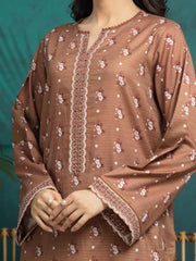 edenrobe Premium Embroidered Dobby Unstitched 3Pc Suit EWU5V7-30368