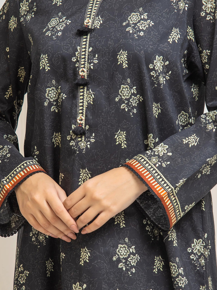 edenrobe Allure Lawn Unstitched Printed 3Pc Suit EWU6A1-35286
