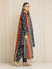 edenrobe Allure Lawn Unstitched Printed 3Pc Suit EWU6A1-35286