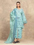 edenrobe Allure Lawn Unstitched Printed 3Pc Suit EWU6A1-36505