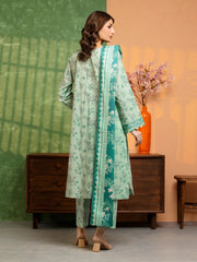 edenrobe Allure Lawn Unstitched Printed 3Pc Suit EWU6A1-36506